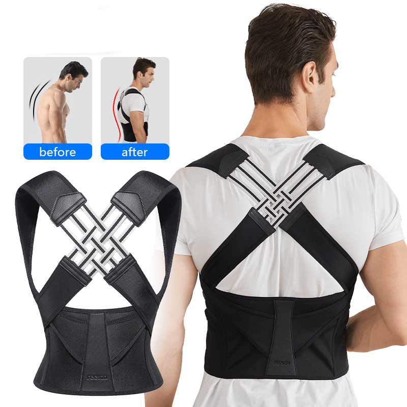 Adjustable Back Posture Belt Office Home Gym Unisex - Emporium Shop