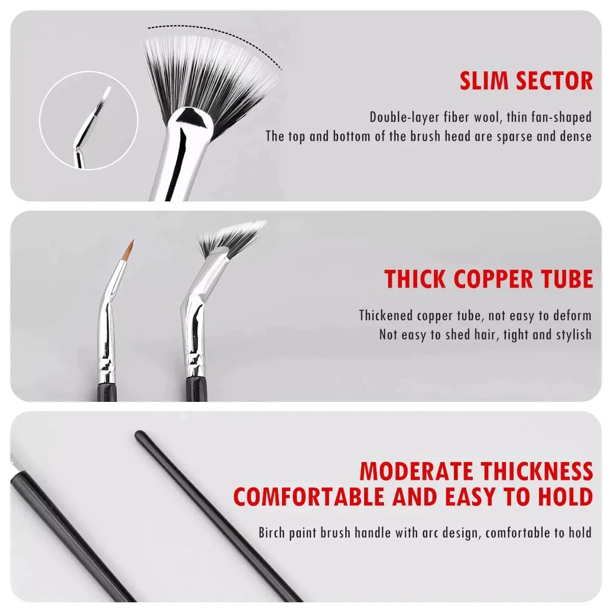 Hot Sale 59% OFF - Folding Angle Scalloped Lash Brush - Emporium Shop